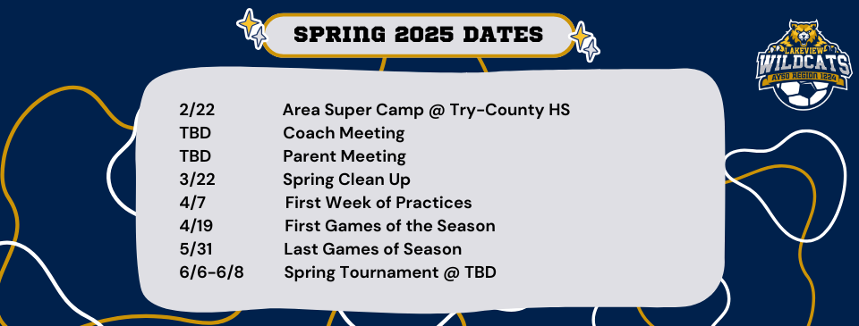 Spring 2025 Dates